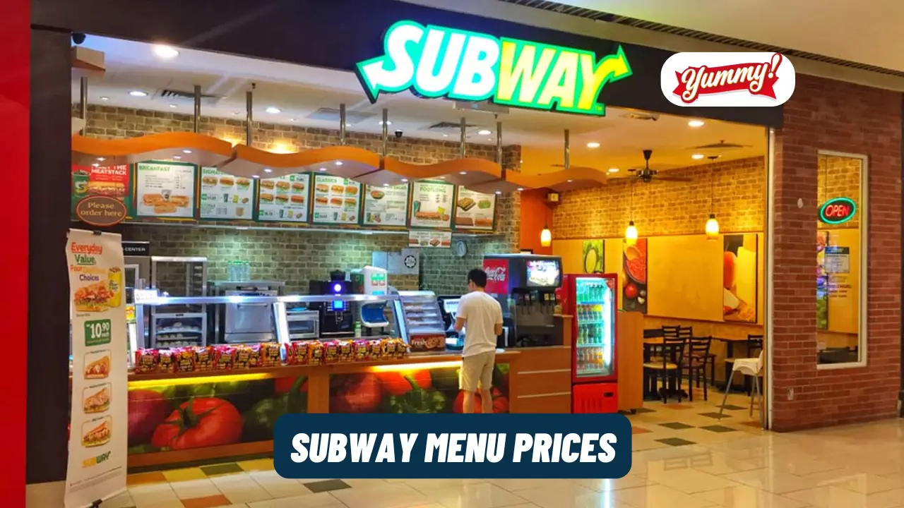 Subway Menu Prices